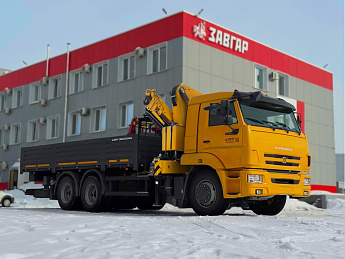 Тягач КАМАЗ 65116 с КМУ XCMG SQZ200_0