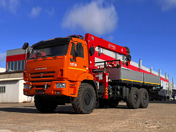 Бортовой КАМАЗ 43118 с КМУ HORYONG HRS206 (дв. КАМАЗ, без сп/места)_0